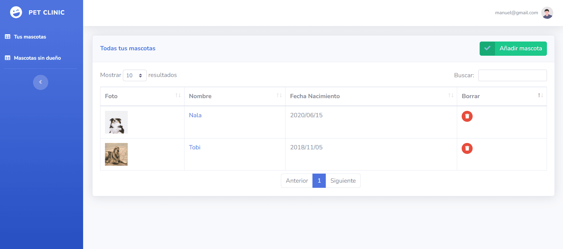 Sistema de Gestión - Spring Boot